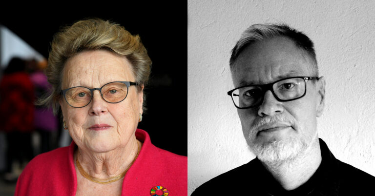 Henkilökuvissa Helena Ranta ja Markus Määttänen.